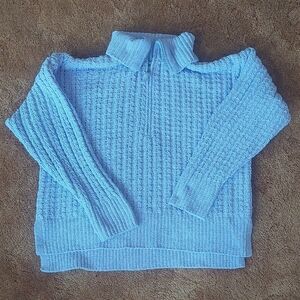 Pink Republic Light Purple Cowl Neck Soft Sweater